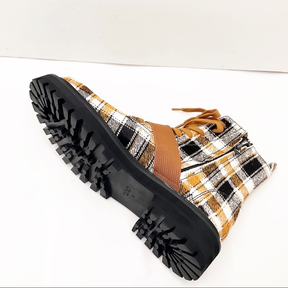 🆕{Cecelia New York} Gingerbread Leather Lug Sole Boots - Picture 10 of 16
